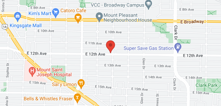 map of 2789 ST. CATHERINES STREET